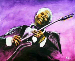 B.B. King - Painting, Acrylic on Canvas